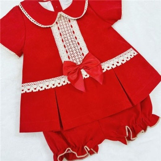 Wee Me 2pc Dress & Pants Set