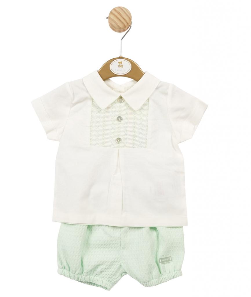 Mintini Boys 2pc Mint Short Set