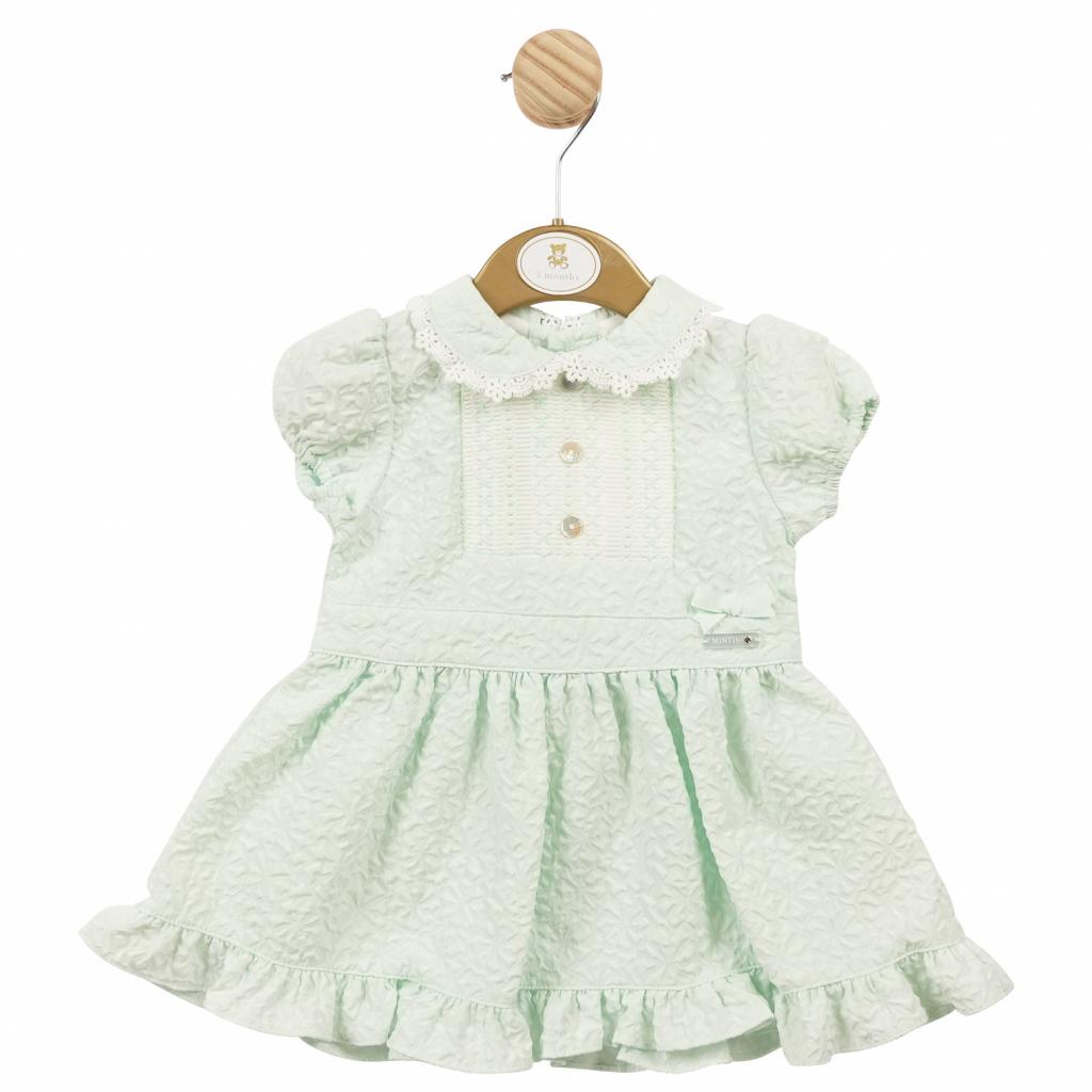 Mintini Girls Mint Bow Detail Dress